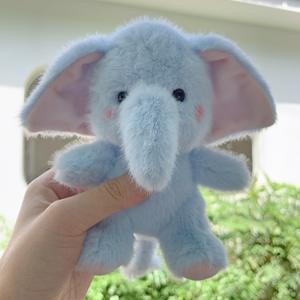 Neue Ankunft Plüsch Mix Farben Little Elephant Key chain Gefüllte Puppen tasche Anhänger Mädchen Geschenk Weiche bunte kleine Elefant Schlüssel ring - Product Image 5