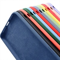 Coque de téléphone en silicone liquide antichoc magnétique, coque de protection au toucher doux pour Apple iPhone