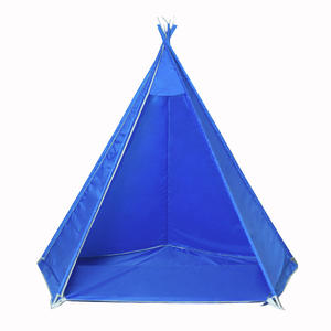 Carpa Piramidal Azul para Niños, Casa de Juegos Interior, Carpa Infantil de Tela Oxford 210D con Tapete Suave y Espacio de Almacenamiento para Juguetes - Product Image 4