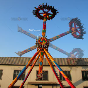 Venta directa del fabricante Péndulo grande de acero de fibra de vidrio de 360 grados para carnaval al aire libre para áreas escénicas de parques de atracciones - Product Image 1