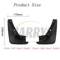 Guardabarros de plástico de alta calidad, protector contra salpicaduras de coche para 2002 Toyota Probox, accesorios externos para coche