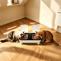 Distributeur automatique de nourriture humide pour animaux USMILEPET, distributeur automatique de nourriture pour chat, nourrisseur automatique de nourriture humide pour chat et petit chien, maintien au frais et programmable