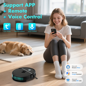 Minfu 3-in-1 Smart Floor Robot Automated <b>Mop</b> Sweeping Electric Vacuum Cleaner Wet Dry for Household Use Aspirateur Robot - Product Image 2