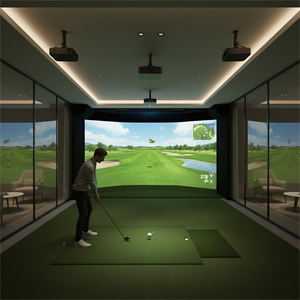 Sistema de Simulador de Golf Virtual 3D de Lujo con Pantalla Táctil de Alta Precisión y Resolución de 1280x800 para Uso en Interiores en Clubes y Hoteles - Product Image 3