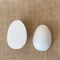 Décorations de Pâques, œufs en mousse de Pâques de différentes tailles, décorations pour enfants, demi-œufs en mousse de polystyrène
