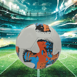 Ballon de football <span class=keywords><strong>personnalisé</strong></span> de haute qualité en PVC et PU, taille 5, ballon d'entraînement officiel avec option de logo <span class=keywords><strong>personnalisé</strong></span> - Product Image 3