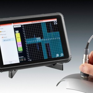 Medidor de Espesor Ultrasónico Quintosonic T, 72x32x156mm, Herramienta de Medición con Pantalla Digital para Uso Industrial - Product Image 1