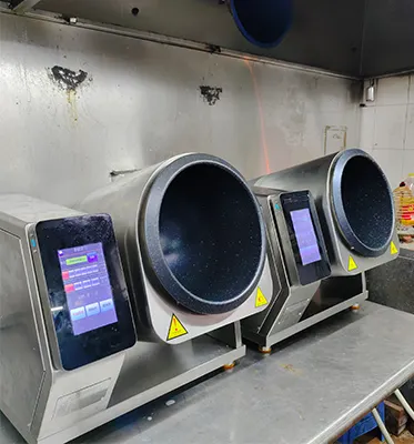 360 Xoay Máy nấu ăn nhà hàng tự động xào máy tự động thông minh nấu ăn Robot Máy cơm chiên