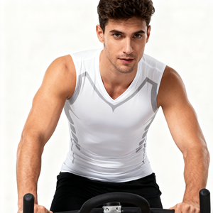 Camisetas Deportivas de Gimnasio para Hombre de Alta Calidad con Logotipo Personalizado, Tops Activos Ajustados, Chalecos Deportivos sin Mangas para Hombre de Talla Completa - Product Image 2