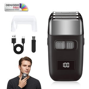 Rechargeable Men's Brushless <b>Shaver</b> Triple Blade Reciprocating <b>Face</b> for Home & Hotel Use Wet/Dry Premium ABS Material & Ergonomi - Product Image 1