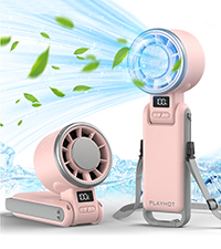Handheld small <b>fan</b>, turbo folding <b>mini</b> charging model, small handheld desktop portable electric <b>fan</b> wholesale - Product Image 4