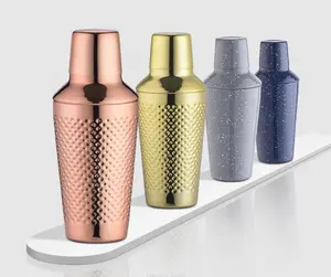 Direct 600ml Rose Gold Stainless Steel Cocktail Shakers From India