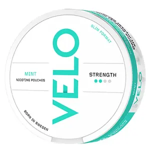 VELO Crispy Peppermint Ice Cool Mint Snus Cans Snus Tin Box