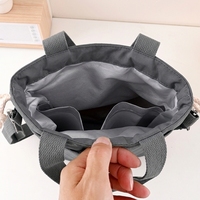 Sac à bandoulière léger pour bouteille d'eau avec logo personnalisé, sangle réglable, idéal pour les voyages, les activités de plein air et l'usage quotidien