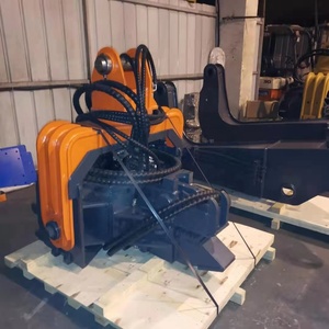 Alta Eficiência Hidráulica Guardrail Vibro Martelo Cerca <span class=keywords><strong>Post</strong></span> Pile <span class=keywords><strong>Driver</strong></span> New & <span class=keywords><strong>Used</strong></span> 12-18T Escavadeira Construção Farm Industries - Product Image 6