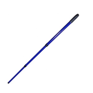 Manche de <span class=keywords><strong>balai</strong></span> et serpillière télescopique en fer thermolaqué, haute résistance, durable, 3 sections, protection 19/22/25mm, avec tête en PET et film rétractable en PVC - Product Image 1