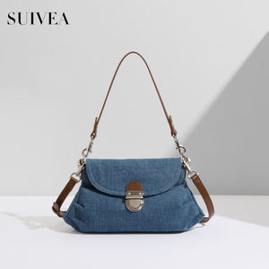 Vente en gros de nouvelle mode de sac pour femmes rétro Street Trend unique épaule sac à bandoulière Clash couleur sous les bras sac de messager sac de cow-boy - Product Image 5