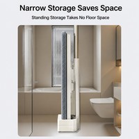 Serpillère plate pour nettoyage humide et sec en une seule passe, nettoyage des sols sans effort et mains libres pour la maison