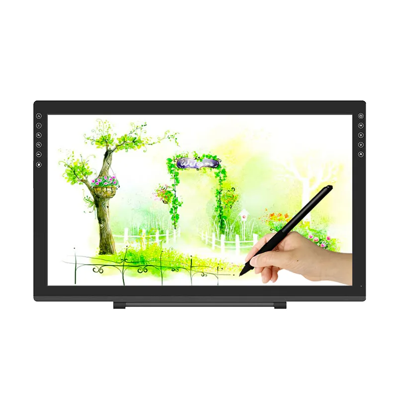 Pemasok Cina 1080P FHD 21.5 Inci Tablet Grafis Pena Menulis TV Monitor Elektronik Baterai Gratis Tampilan Gambar Digital