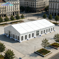 Tente de réception robuste, imperméable et ignifuge, pour événements extérieurs, mariages et fêtes, capacité 500-1000 personnes, directement de l'usine