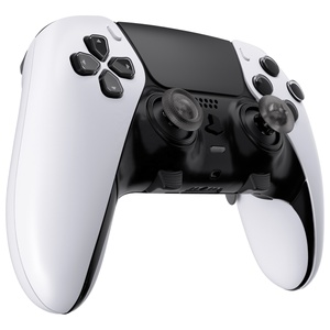 Extremerate ทัมป์สติ๊กแบบเปลี่ยนได้สีดำใสเปลี่ยนได้สำหรับตัวควบคุมขอบ PS5 - Product Image 6