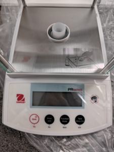 PR 시리즈 정밀 저울 Ohaus 실험실 분석용 스케일 유리 바람막이 포함 고정밀 120g/0.0001g - Product Image 5