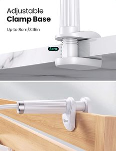 LP113 Gooseneck Clip Phone Holder Bed Desk Cell Mount Flexible Lazy Long Arm Clamp Holder <b>Stand</b> for Flexible Lazy Long Arm Clamp - Product Image 3