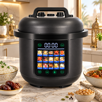 Cuisinière électrique intelligente multifonctionnelle ODM 6L 1000W avec 15 préréglages, contrôle tactile et minuterie de temporisation