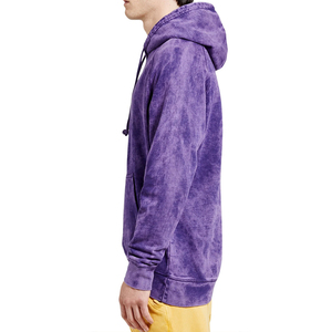 Service OEM, vente en gros de sweats à capuche pour hommes en coton 100% avec effet délavé, design tendance de haute qualité pour l'hiver - Product Image 3