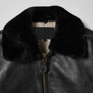 سترة رجالية من الجلد الصناعي سترة رجالية بومبر للرجال - Product Image 3