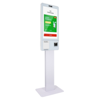 Kiosco de Autoservicio con Pantalla Táctil de 21.5 Pulgadas para Montaje en Pared con Dispensador de Pulseras RFID