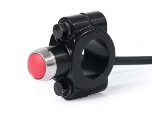 Pièces de moto, interrupteur de moto, interrupteur en alliage d'aluminium à réinitialisation automatique, démarrage, arrêt, klaxon, interrupteur d'alimentation - Product Image 4