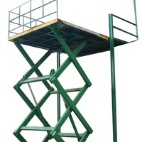 Monte-charge à ciseaux électrique SJT, élévateur à ciseaux hydraulique pour marchandises