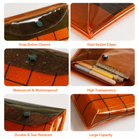 Pochette anti-poussière pour dossiers, classeur de rangement pour papeterie, organiseur de documents étanche, porte-documents, rangement de papiers, organiseurs de bureau