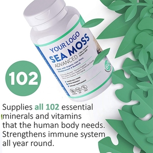 Private Label No Gummy Non GMO Bladderwrack Burdock Organic Irish <strong>Seamoss</strong> Sea Moss Capsules Pills <strong>Tablets</strong> - Product Image 4