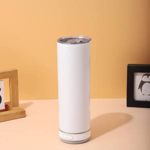 Mug isotherme en acier inoxydable 304 à double paroi avec haut-parleur Bluetooth intégré, sublimation thermique, 20 oz, créatif - Product Image 4