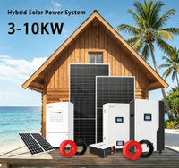 Sistem Tenaga Surya Hibrida Oryta Split Stackable 3-10KW IP65 CAN Kit Panel Surya Rumah Tangga Baterai Penyimpanan Energi LiFePO4