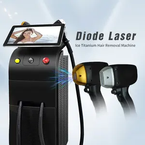 2023 최고 808 다이오드 LaserIce 백금 알렉산더 보석 레이저 3 큰 반점 & 고성능 1800w 3 파장 755 808 1064