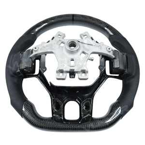 Volant en fibre de carbone personnalisable pour <span class=keywords><strong>Dodge</strong></span> RAM 1500 2500 3500 Style ancien 2012-2018 Accessoires intérieurs de voiture - Product Image 6