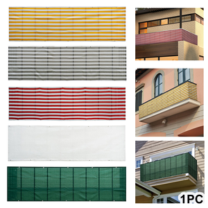 Runchen 3*16ft HDPE Filet d'intimité extérieur pour <span class=keywords><strong>balcon</strong></span> pour animaux de compagnie avec protection UV et pare-soleil, rouleau de clôture décorative - Product Image 3