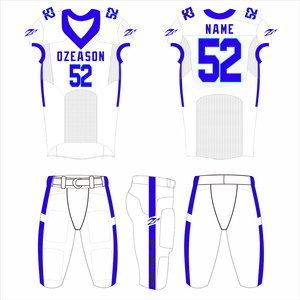 Uniforme da Football Americano Personalizzata Professionale con Design Sublimato, Maglia da Football Americano Vuota con Motivi alla Moda - Product Image 4