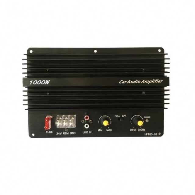 24V Car 1000W High-power Tube Pure Bass Amplifier Board 8-inch 10-inch 15-inch Car Subwoofer Core