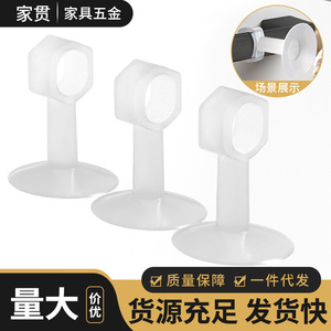 Silicone <b>Door</b> Stopper Transparent Wall Mount Rubber Anti Collision Home <b>Door</b> <b>Protector</b> Minimalist Design - Product Image 3