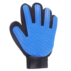 Gants de toilettage pour chat bleus, pour la main droite, avec peigne de massage et de démêlage pour chats, outil de toilettage pour animaux de compagnie - Product Image 3