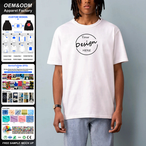 Custom 3D Embroidery 100 Cotton Mid-<b>Weight</b> Basic Style Men's Running Tshirt Soft Breathable Plain T Shirts Wholesale - Product Image 1
