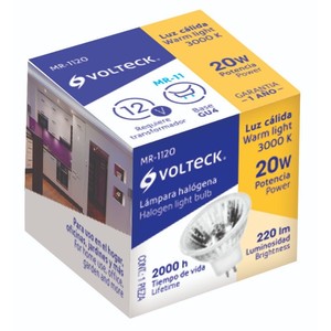 Volteck MR-1120 Lowlights 20W trasparente Volteck MR11 faretti