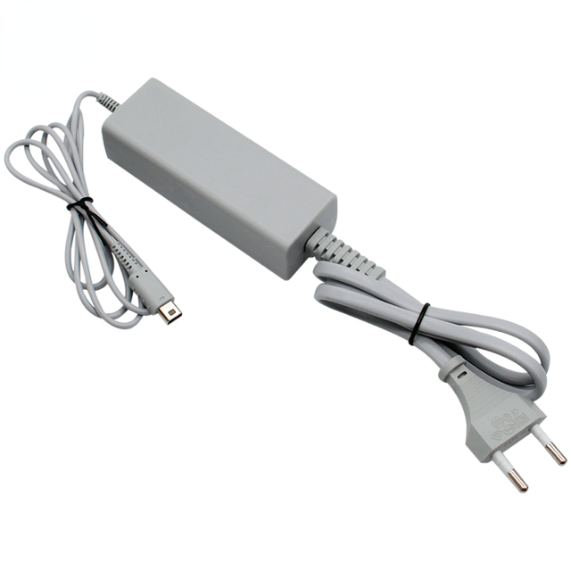 NSLikey US EU Plug AC Charger Adapter Power Supply for WiiU Wii U Gamepad Controller