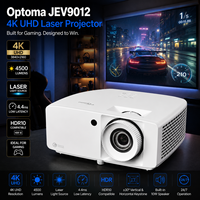 Projecteur laser 4K UHD Optoma JEV9012 compatible HDR10, 4500 lumens avec plage dynamique et configuration gaming