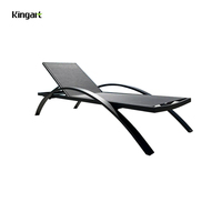 Best-seller Chaise longue de jardin d'hôtel pour loisirs de plein air Chaise longue en aluminium au bord de la piscine
