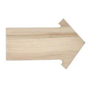 Dekoratives Holzschild blanke Pfeil-Platte hängendes hölzernes Handwerk Pfeile Schild unbemalte pfeilförmige Ausschnitte benutzerdefinierte Farben verfügbar